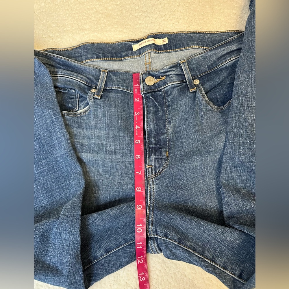 Levis classic straight leg jeans 32 - Picture 6 of 10